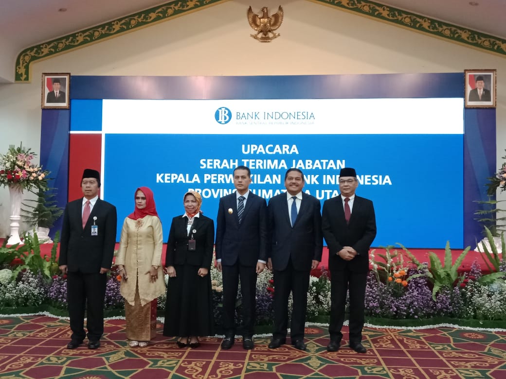 Sertijab Kepala KPw BI Sumut, Perkuat Sinergi Dorong Pertumbuhan Ekonomi